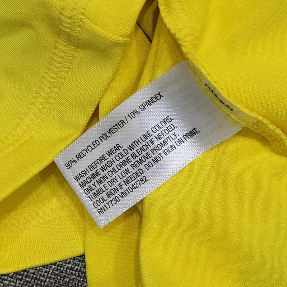 Boys' Solid Rash Guard Top - Cat & Jack Yellow Size Medium 8